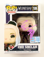 Emma Myers Signed "Wednesday" #1586 Enid Sinclair Funko Pop! Vinyl Figure (Beckett) at PristineAuction.com