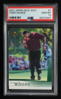 Tiger Woods 2001 Upper Deck #1 RC (PSA 10) at PristineAuction.com
