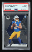 Justin Herbert 2020 Panini Mosaic #204 RC (PSA 10) at PristineAuction.com