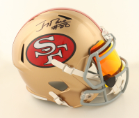 Jerry Rice Signed 49ers Full-Size Speed Helmet with Visor (Fanatics) at PristineAuction.com