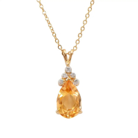 4.06 (CTW) Cirrine & Diamond 18K Gold Plated Designer Necklace, 18 in | Estimated Value $1,749 (AMG) at PristineAuction.com