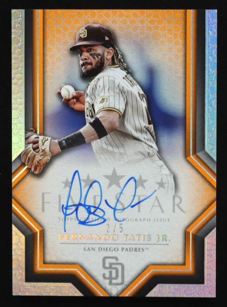 Fernando Tatis Jr. 2023 Topps Five Star Autographs Orange #FSAFTJ #2/5