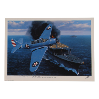 T.R. Wiebe & Walter N. Nelson Signed Stan Stokes "Scratch One Flat Top" Lithograph (AIV) at PristineAuction.com
