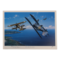 James Pickering Signed Stan Stokes "Faith, Hope And Charity" Lithograph Inscribed "RAF FL/LT" (AIV) at PristineAuction.com