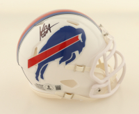 Keon Coleman Signed Bills Speed Mini Helmet (Beckett) at PristineAuction.com