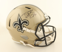 Drew Brees Signed Saints Full-Size Speed Helmet (Brees & Beckett) at PristineAuction.com