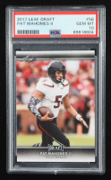 Pat Mahomes II 2017 Leaf Draft #56 RC (PSA 10) at PristineAuction.com