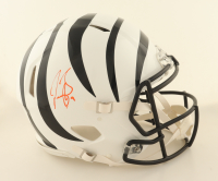 Joe Burrow Signed Bengals Full-Size Authentic On-Field White Alternate Speed Helmet (JSA) at PristineAuction.com