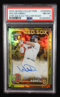 Wilyer Abreu 2024 Topps Chrome Gilded Collection Gold Autographs Yellow Gold Refractors #CGAWA RC #59/75 at PristineAuction.com