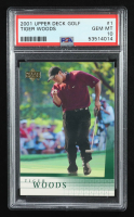 Tiger Woods 2001 Upper Deck #1 RC (PSA 10) at PristineAuction.com