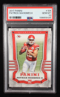 Patrick Mahomes II 2017 Panini #104 RC (PSA 10) at PristineAuction.com