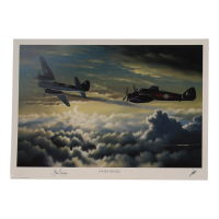 John Cunningham Signed Stan Stokes "Double Trouble" Lithograph (AIV) at PristineAuction.com