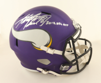 Frank Gore Signed Vikings Full-Size Speed Helmet Inscribed "2012 NFL MVP" (TriStar) at PristineAuction.com