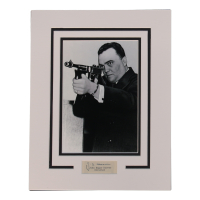 John Edgar Hoover Signed Cut Lithograph Display with 8x10 Photo (ACOA) at PristineAuction.com