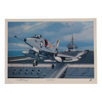 Everett Alvarez Signed Stan Stokes "Fallen Eagle" Lithograph (AIV) at PristineAuction.com