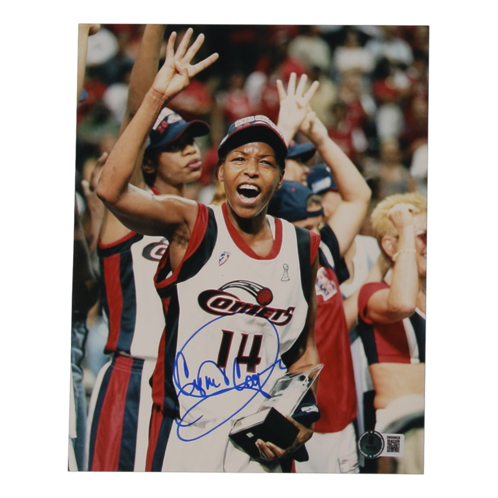 Cynthia Cooper Signed Comets 8x10 Photo (Beckett) at PristineAuction.com