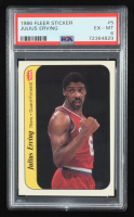 Julius Erving 1986-87 Fleer Stickers #5 (PSA 6) at PristineAuction.com