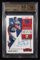 Saquon Barkley 2018 Panini Contenders #102B SP Variation AU RC (BGS 9.5 | Auto Grade 10) at PristineAuction.com