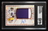Joe Burrow 2020 Leaf Trinity Patch Autographs #PAJB1 EXCH RC (SGC 9 | Auto Grade 10) at PristineAuction.com
