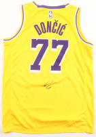 Luka Doncic Signed Lakers Nike Swingman Authentic Jersey (Beckett) at PristineAuction.com