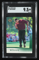 Tiger Woods 2001 Upper Deck #1 RC (SGC 9.5) at PristineAuction.com