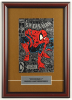 1990 Silver Edition "Spider-Man" #1 Custom Framed Display at PristineAuction.com