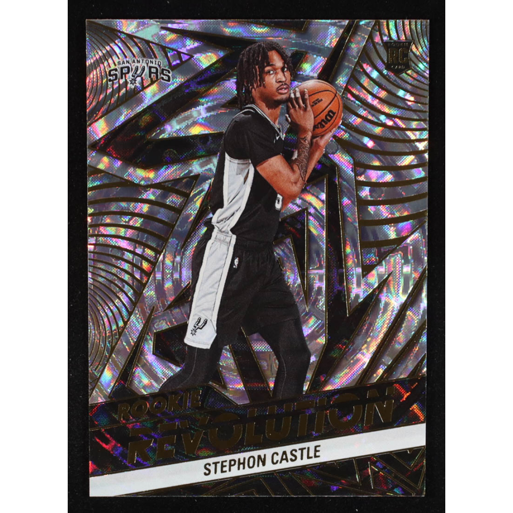 Stephon Castle 2024-25 Panini Revolution Rookie Revolution Fractal #2 RC at PristineAuction.com