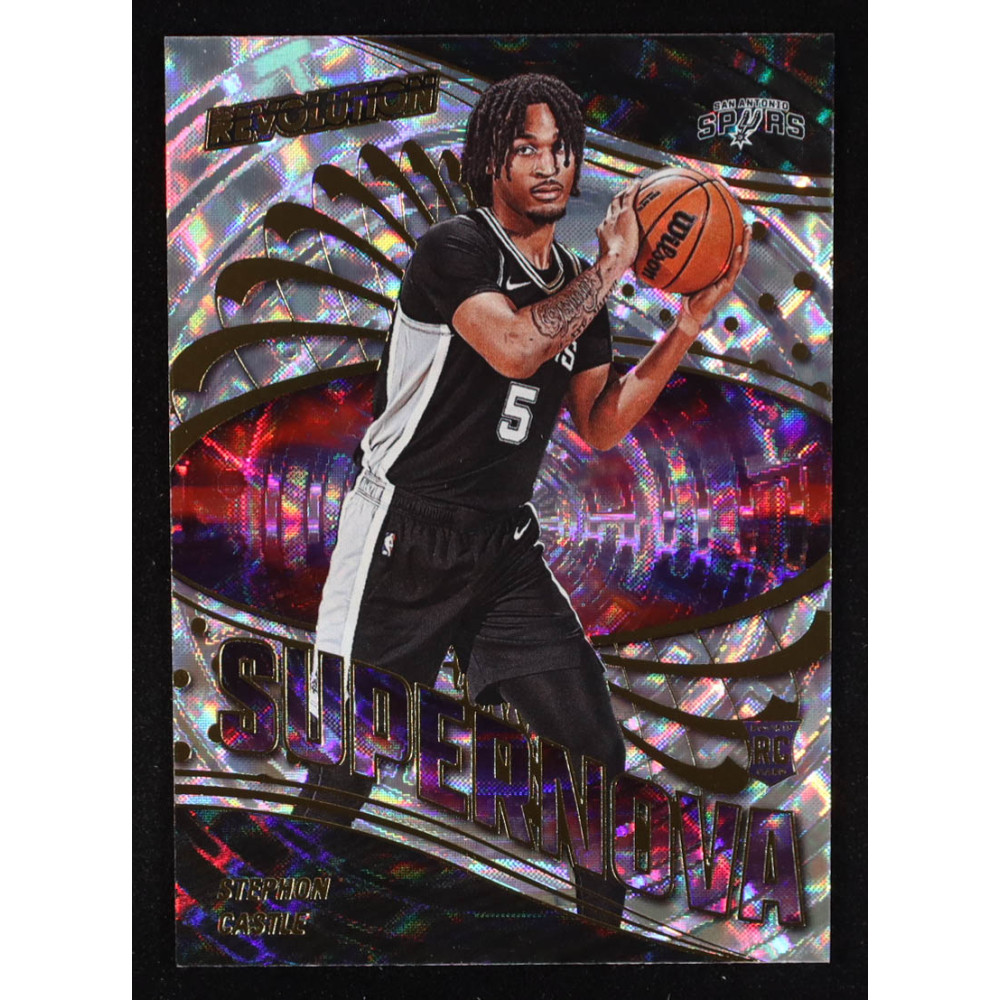 Stephon Castle 2024-25 Panini Revolution Supernova Fractal #16 RC at PristineAuction.com