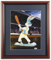 Nolan Ryan Signed "Looney Tunes" Bugs Bunny Custom Framed Original Film Cel Display (PSA) at PristineAuction.com