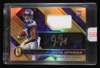 Justin Jefferson 2020 Panini Gold Standard Rookie Jersey Autographs Prime #218 RC #2/49 at PristineAuction.com