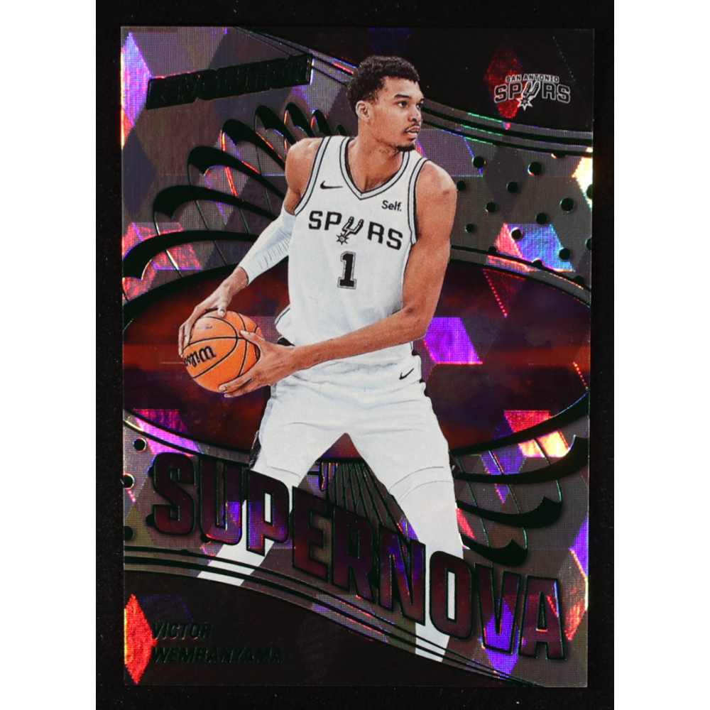 Victor Wembanyama 2024-25 Panini Revolution Supernova Cubic #23 #40/50 at PristineAuction.com