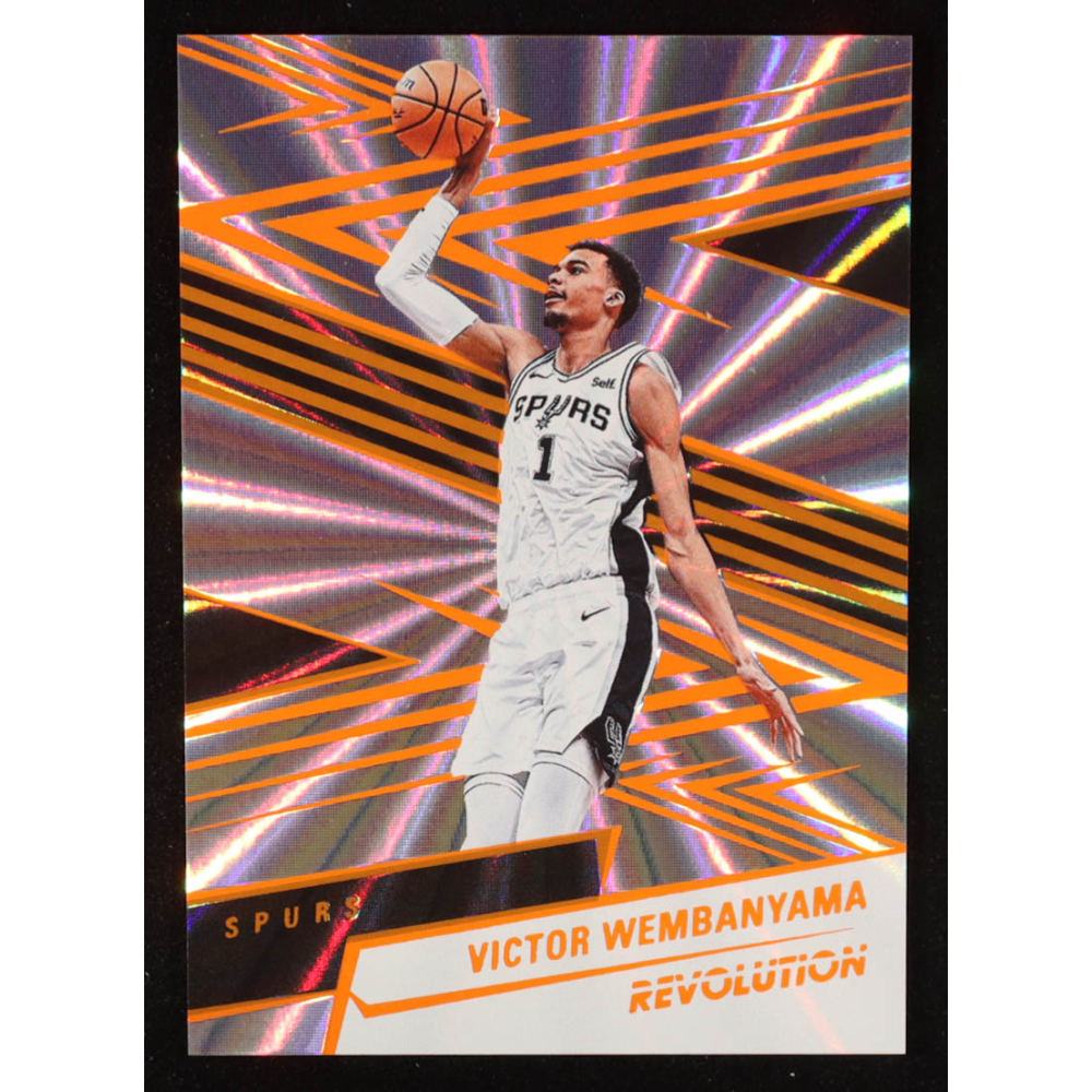 Victor Wembanyama 2024-25 Panini Revolution Sunburst #79 #43/75 at PristineAuction.com