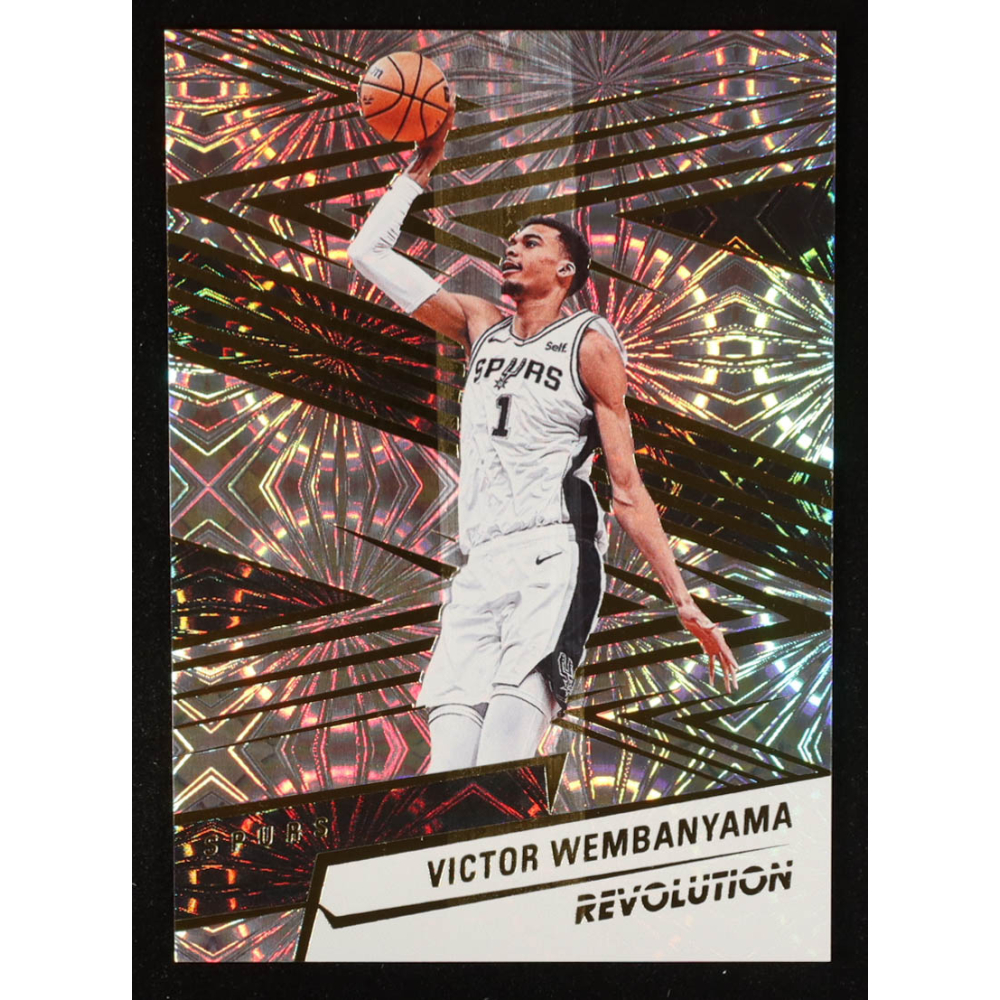 Victor Wembanyama 2024-25 Panini Revolution Fireworks #79 #057/149 at PristineAuction.com