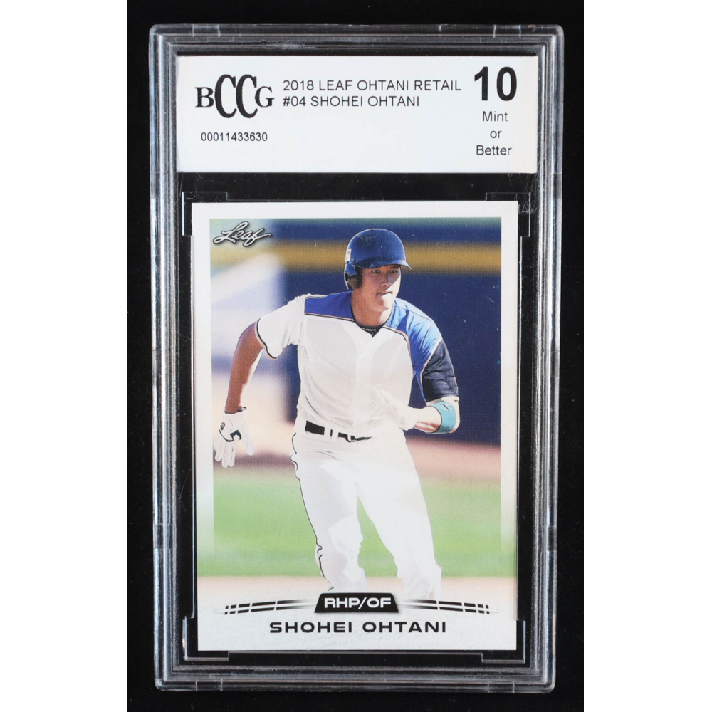 Shohei Ohtani 2018 Leaf Ohtani Retail #04 RC (BCCG 10) at PristineAuction.com