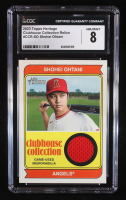 Shohei Ohtani 2023 Topps Heritage Clubhouse Collection Relics #CCRSO (CGC 8) at PristineAuction.com