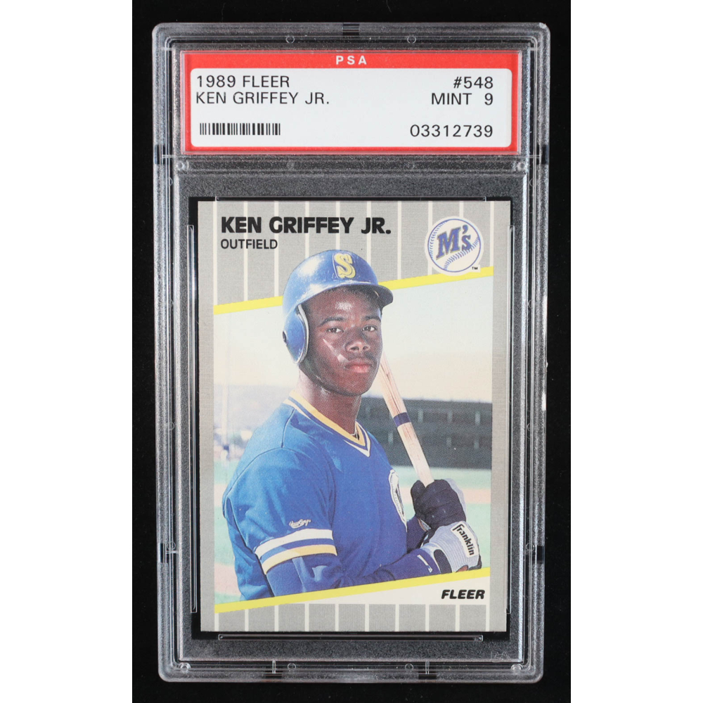Ken Griffey Jr. 1989 Fleer #548 RC (PSA 9) at PristineAuction.com