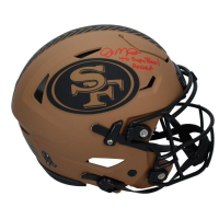 Joe Montana Signed 49ers LE Full-Size Authentic On-Field Salute To Service Alternate Speedflex Helmet Inscribed "4-0 Super Bowl Record" (Fanatics) at PristineAuction.com