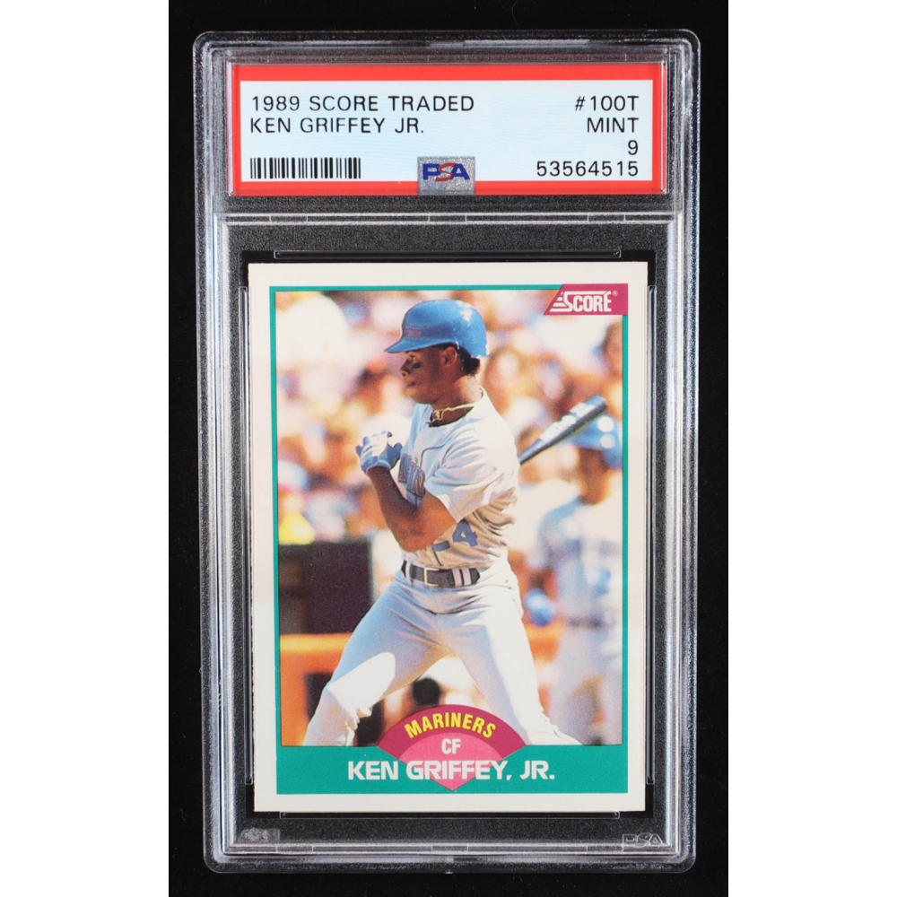 Ken Griffey Jr. 1989 Score Rookie/Traded #100T RC (PSA 9) at PristineAuction.com