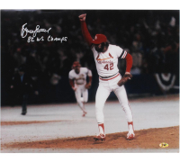 Bruce Sutter Signed Cardinals 16x20 Photo Inscribed "82 WS Champs" (MAB) at PristineAuction.com