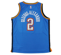 Shai Gilgeous-Alexander Signed Thunder Nike Authentic Jersey (Beckett) at PristineAuction.com