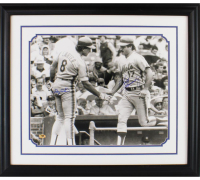 Gary Carter & Keith Hernandez Signed Mets Custom Framed Photo (MAB) at PristineAuction.com