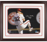 Steve Carlton Signed Phillies Custom Framed Photo Inscribed "Lefty" (MAB) at PristineAuction.com