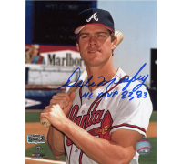 Dale Murphy Signed Braves 8x10 Photo Inscribed "NL MVP 82, 83" (Radtke) at PristineAuction.com