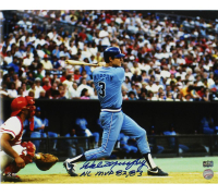 Dale Murphy Signed Braves 16x20 Photo Inscribed "82, 83 NL MVP" (Radtke) at PristineAuction.com