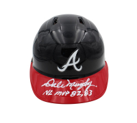 Dale Murphy Signed Braves Full-Size Batting Helmet Inscribed "NL MVP 82, 83" (Radtke) at PristineAuction.com