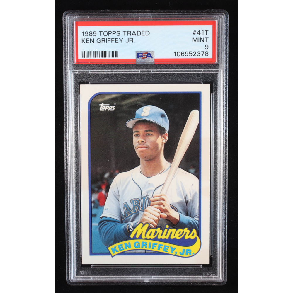 Ken Griffey Jr. 1989 Topps Traded #41T RC (PSA 9) at PristineAuction.com