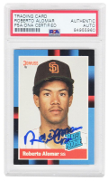 Roberto Alomar Signed 1988 Donruss RR #34 RC (PSA) at PristineAuction.com