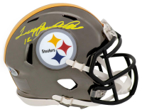 Terry Bradshaw Signed Steelers Chrome Alternate Speed Mini Helmet (Beckett) at PristineAuction.com