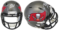 Tom Brady Signed Buccaneers Speed Mini Helmet (Fanatics) at PristineAuction.com