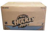 1990-91 Upper Deck Hockey Low Series Case with (24) Boxes at PristineAuction.com